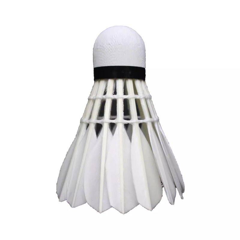 Badminton Genuine Official Flagship Store 12/6 Packing Kings White Goose Fur Ball Training Professional Competition Black Feather