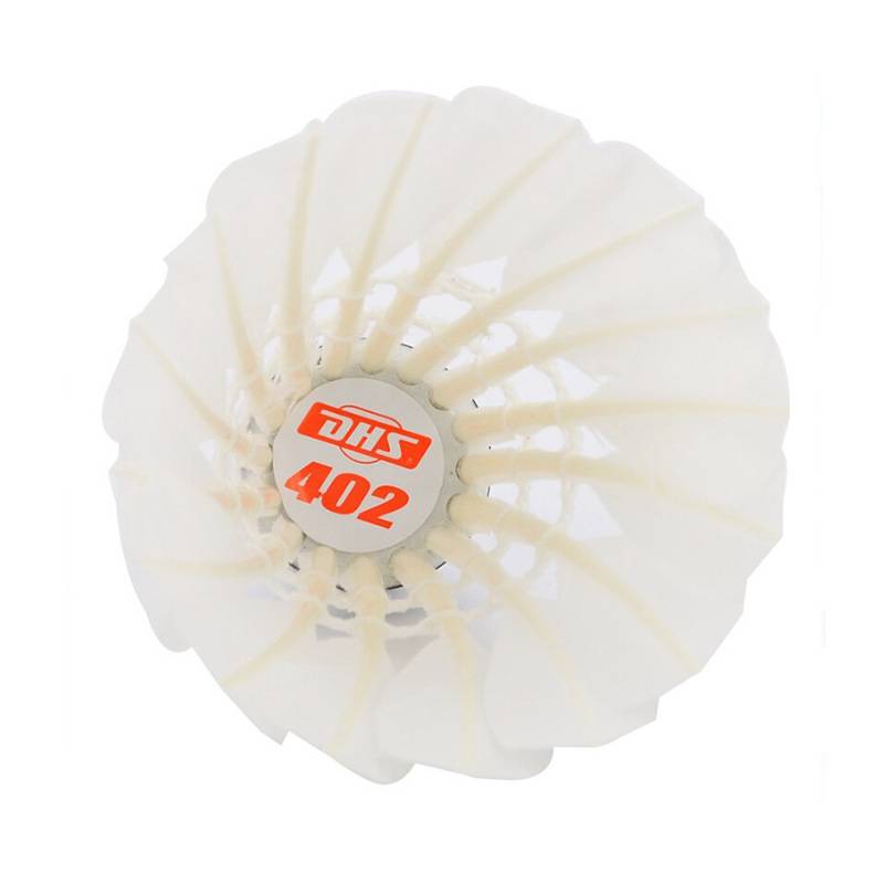  badminton is not easy to rot elastic goose hair balls indoor and outdoor training ball 6/12 composite ball head