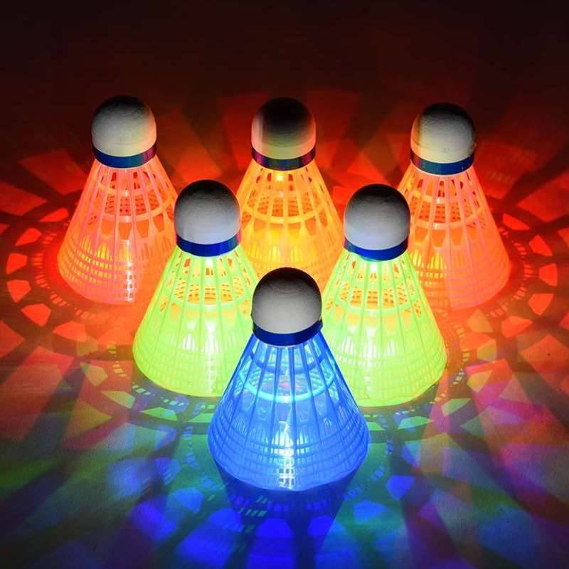 Durable Training Plastic Ball Super Light Badminton Nylon Style Wind Ball Children's Luminous Fighting Fluid Fight