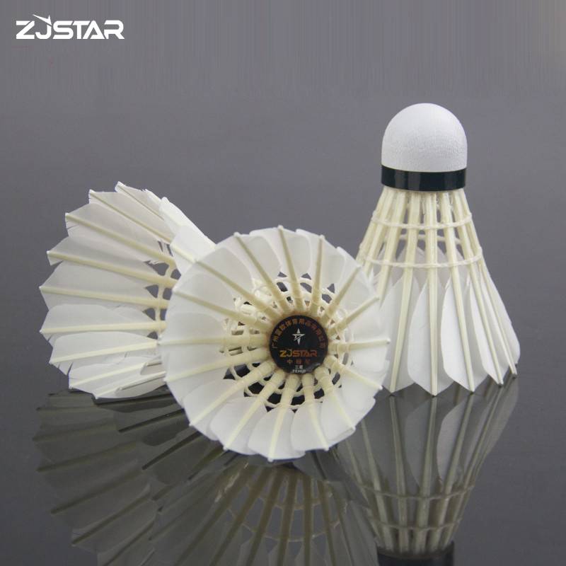 Middle Star Badminton Battle -resistant Goose Fur in Overseas and Outside and Outside Stable Training Competition Professional Balls 12 genuine products