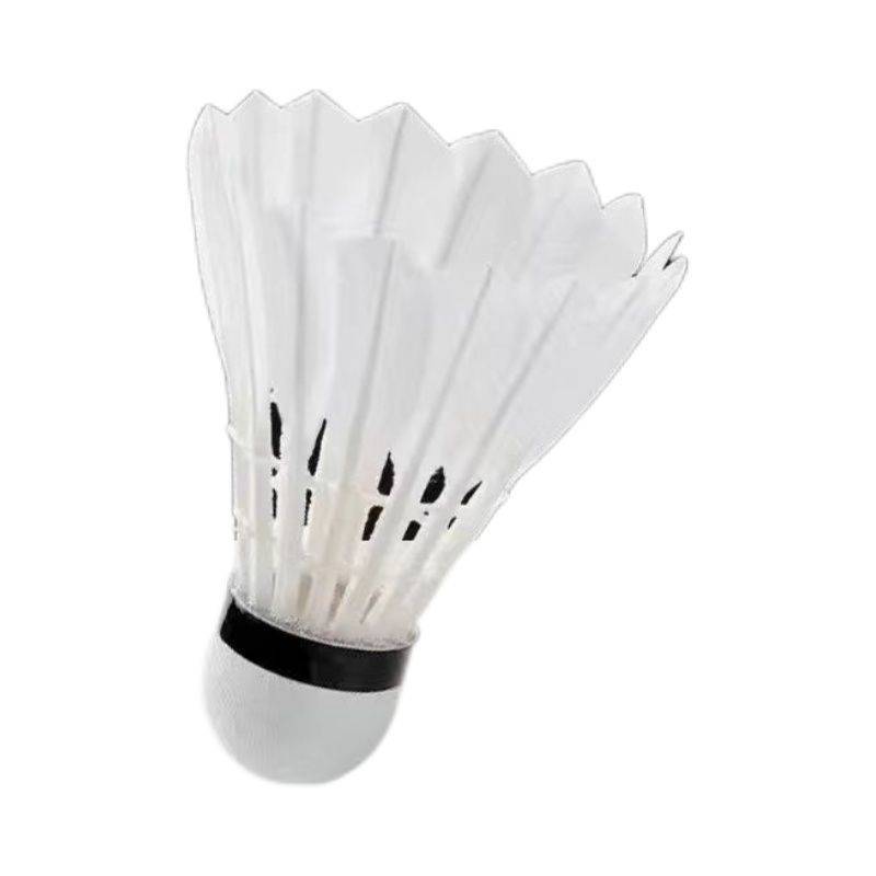 Badminton -resistant white feathers and badminton indoor outdoor training flying stable durable entertainment practice competitions
