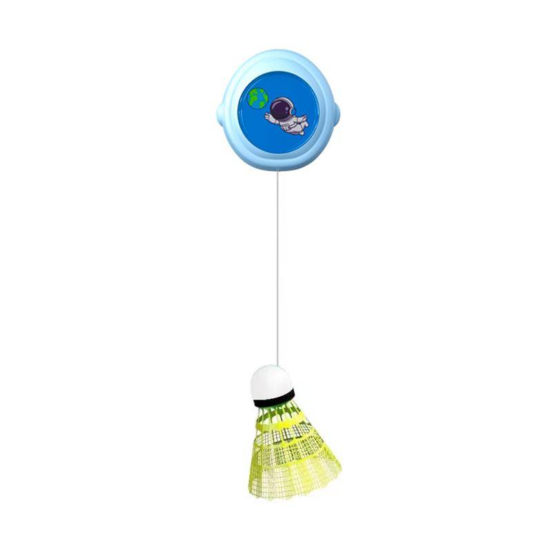 Single badminton training device indoor outdoor child adult practitioner