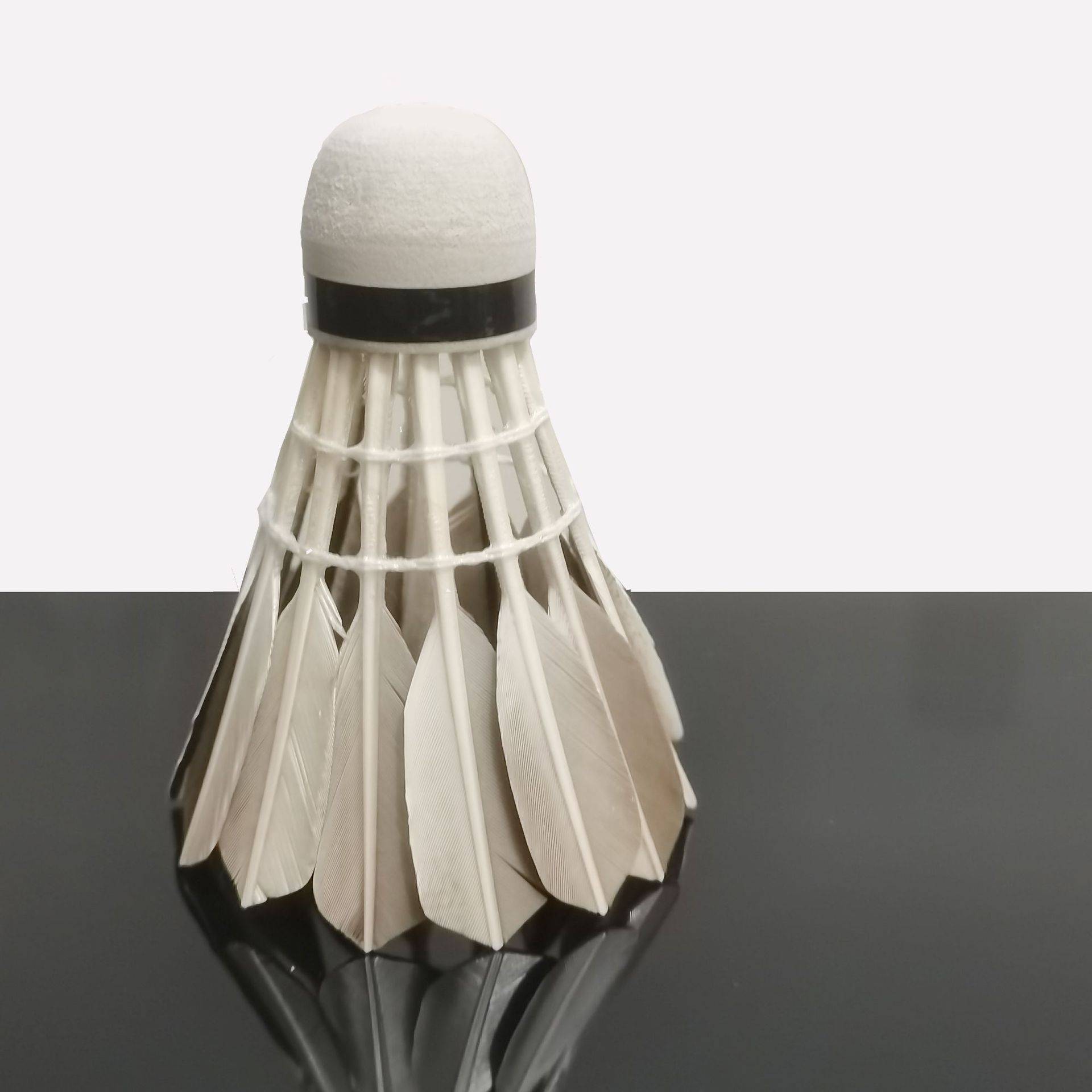 Badminton black and white 6 12 installed goose hair balls indoor and outdoor training special ball