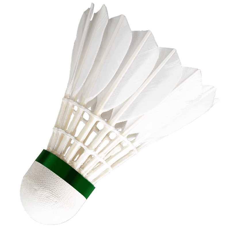 Badminton 12 resistance to authentic goose feathers is not easy to windproof the windproof set training durable ball 6 light emitting professional competition nylon