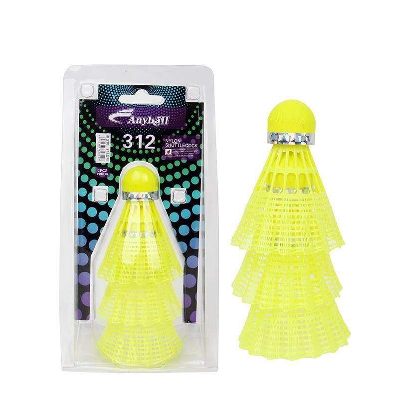Badminton plastic nylon ball indoor and outdoor competition training windproof and cork head children's beginner