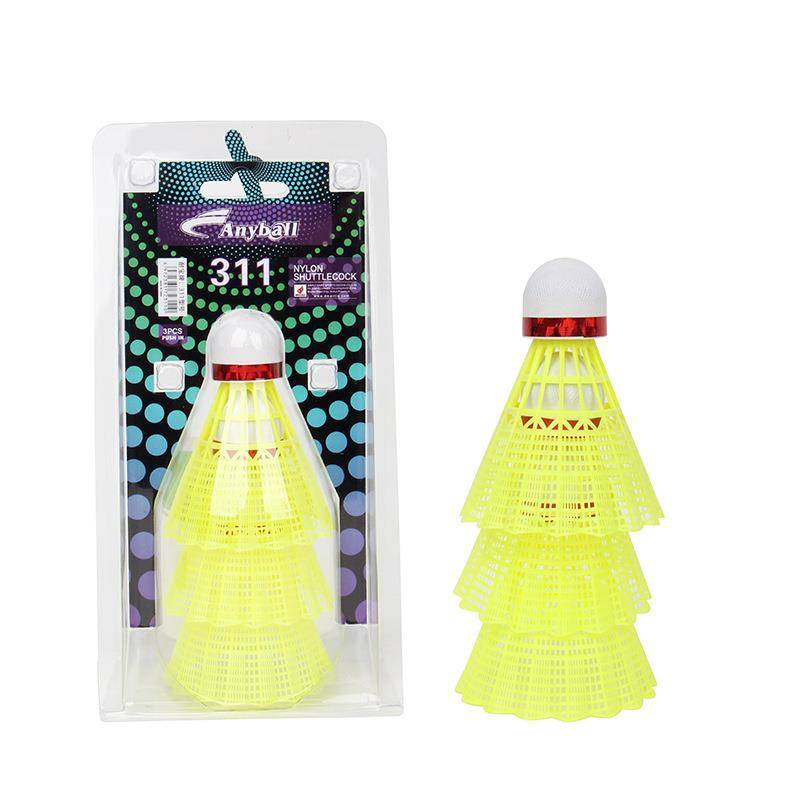 Badminton plastic nylon ball indoor and outdoor competition training windproof and cork head children's beginner
