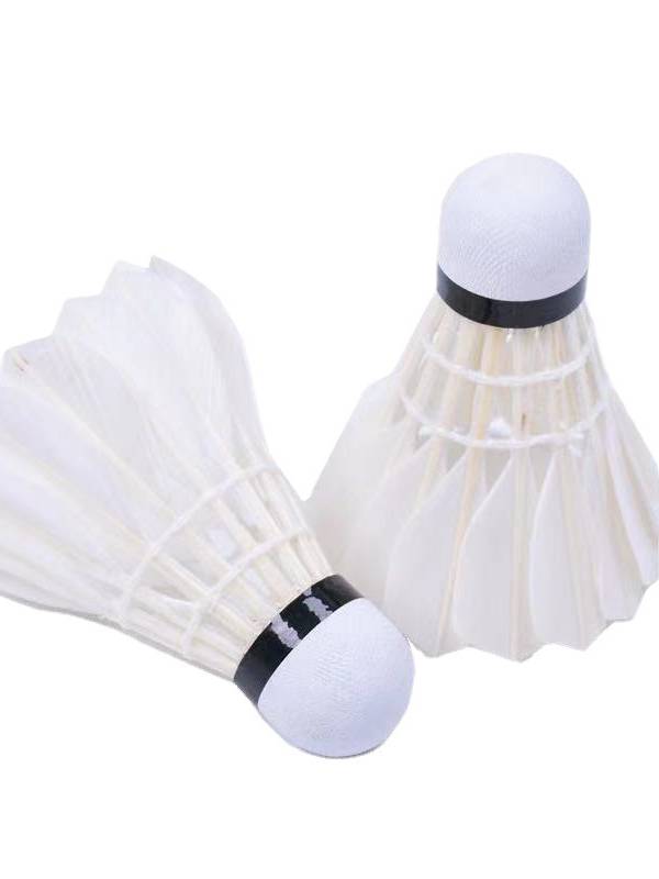 Badminton 12 installations and not easy to break the goose feather indoor outdoor game windproof training 6