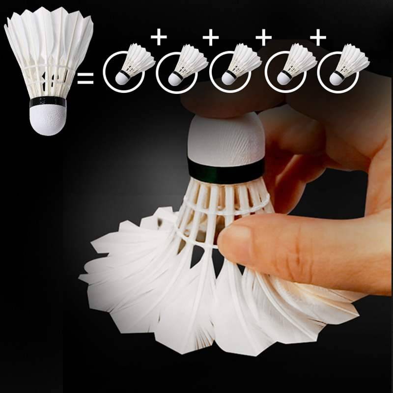 New models buying badminton support windproof and playing goose hair ball white black outdoor learning training ball 2024