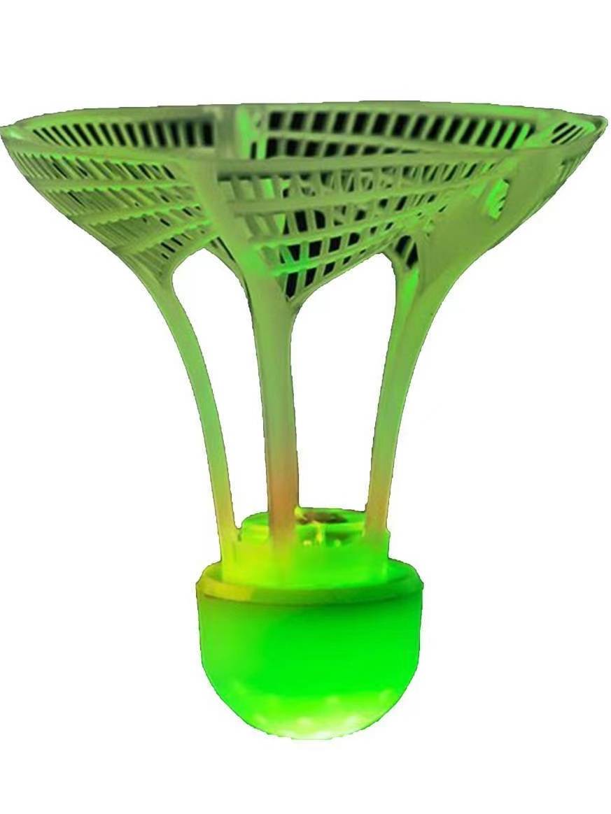 Windproof night badminton nylon solids, 3 6 12-piece luminous luminous gel balls