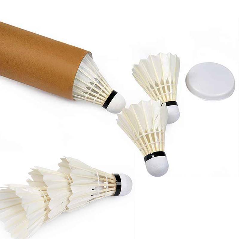 Badminton 12 installations and not easy to break the goose feather indoor outdoor game windproof training 6