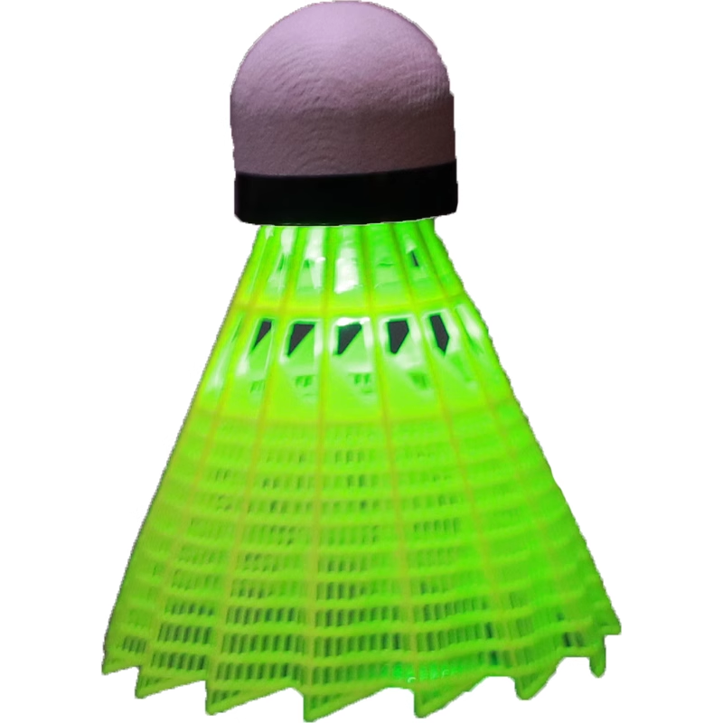 Laughing badminton ball at night luminous nylon to nylon ball is not easy to rot outdoor windproof super durable training ball violence
