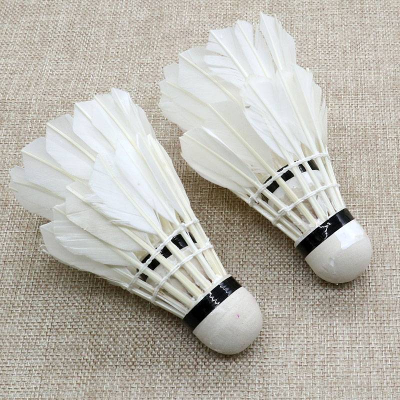 Badminton -resistant king's genuine products cannot play the goose feather indoor outdoor game windproof training ball