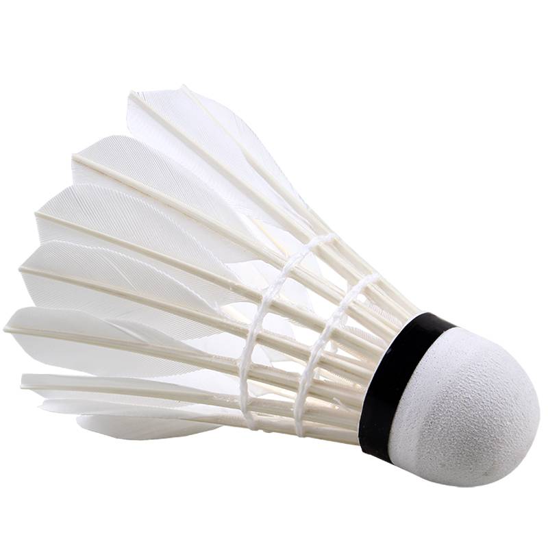 Red Double Happiness Badminton Playing 12 Outdoor Professional Outside Professional is not easy to fight goose hair 6 training games
