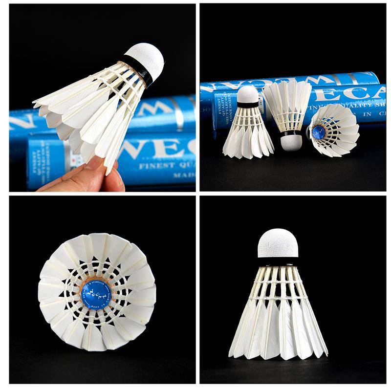 Light blue badminton, golden red yellow black entertainment flying professional training, durable and affordable
