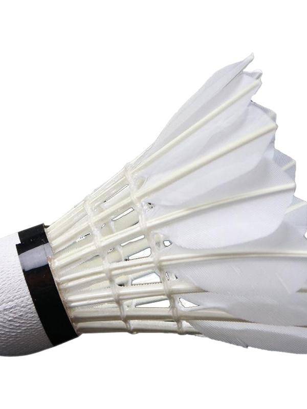 Badminton 12 installations/6 to play king white black outdoor training professional competition, play goose hair plastic