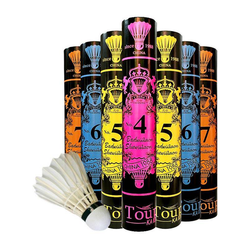 Manufacturer genuine badminton -resistant king No. 7/4/5/6 6 Steady windproof training competition for 12 installations