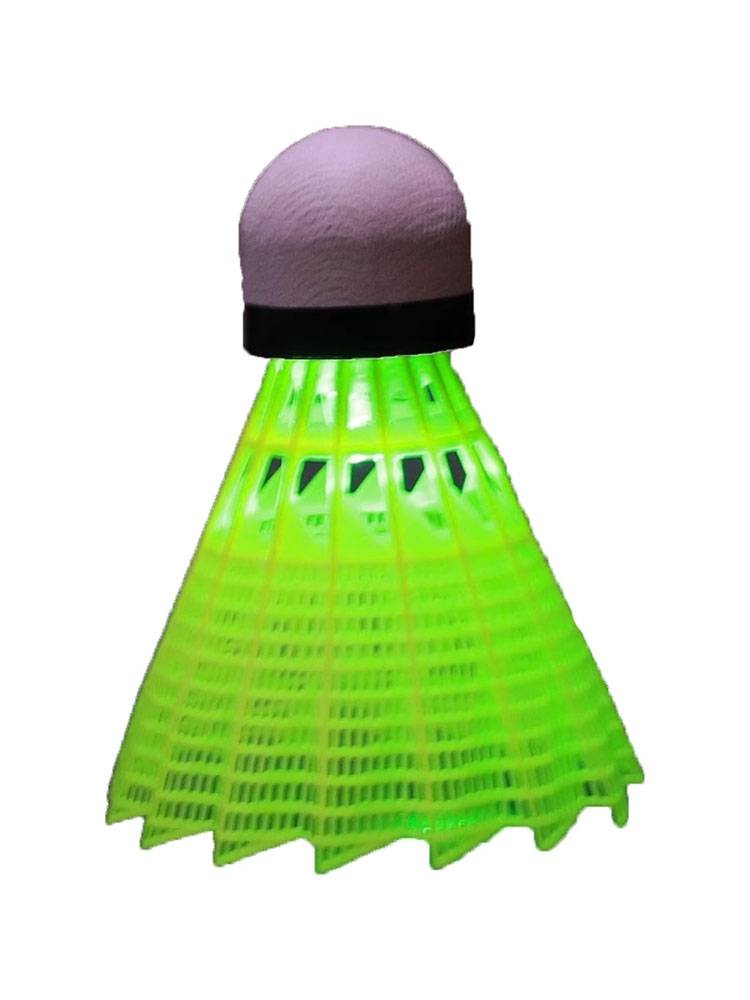 Glowing badminton ball night light and nylon ball 12 is not easy to rot outdoor windproof super durable training ball violence