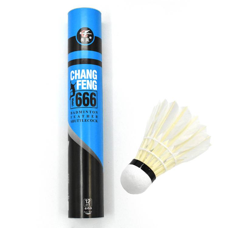 Genuine Changfeng 666 Duck Mai Badminton Stable and Playing Competition Indoor and Overseas Training Twelve Duck Ball Ball Pack