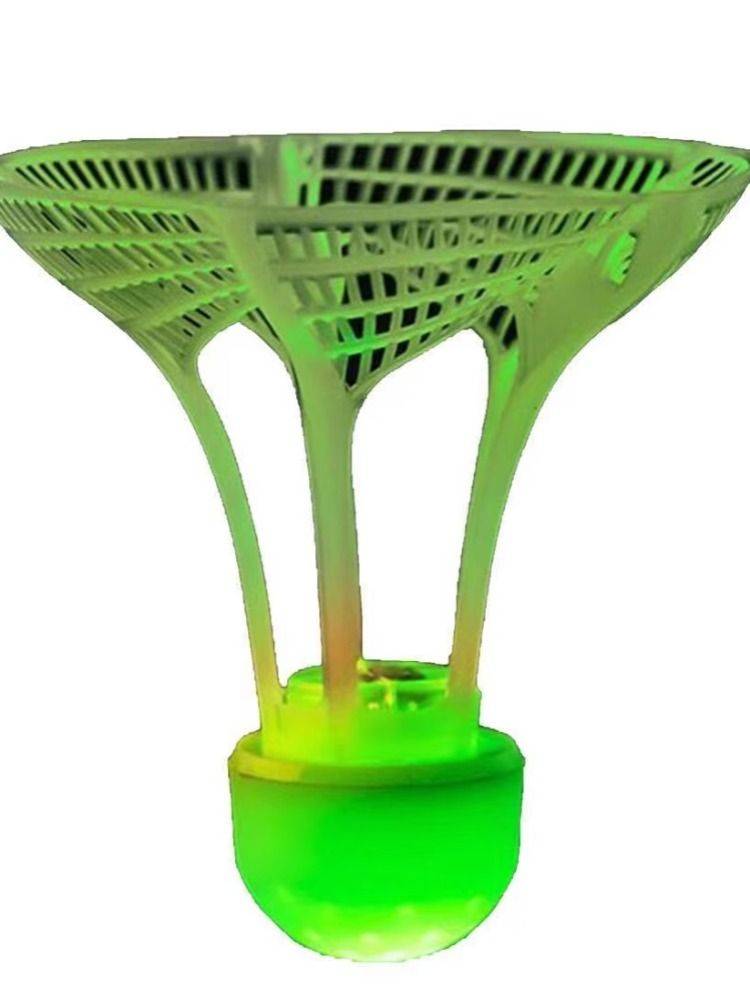 Night light glowing badminton plastic windproof and not easy to rot night training with lights flashing outdoor fluorescent nylon