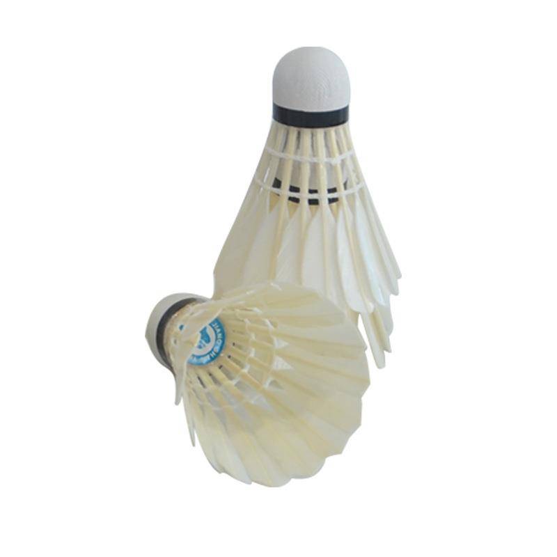 Badminton 12 pretend to play genuine products is not easy to break the goose feather indoor outdoor game windproof training 3