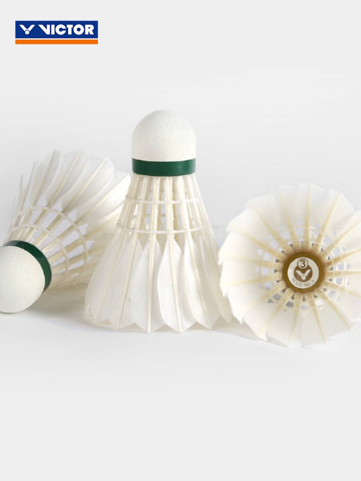 Official website authentic Wicker Victor Victory Badminton Playing Training 12 Pack Golden 3rd 3rd