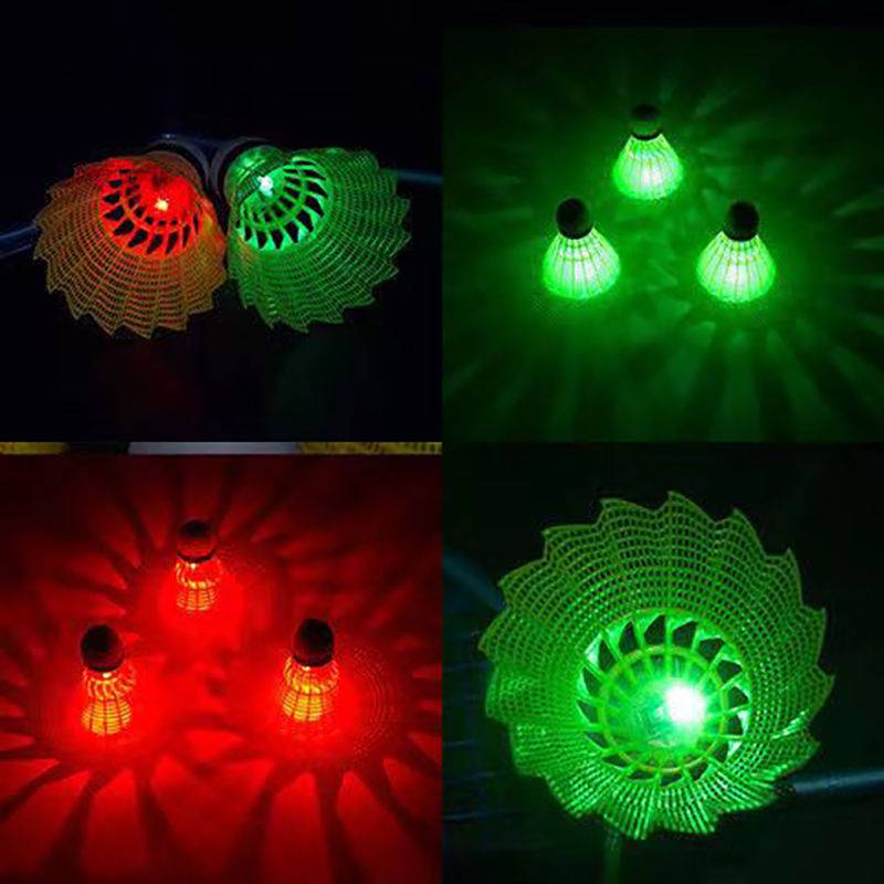 Nights Light Blight Nylon Badminton Winds Still Fighting Night Outdoor Packing High Plastic Entertainment Badminton Badminton