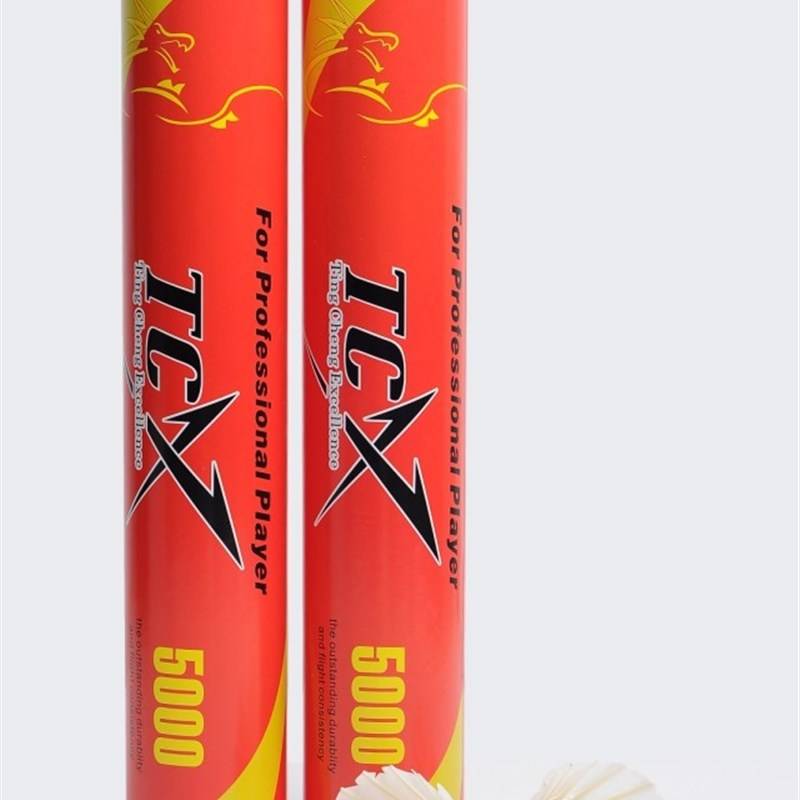 T5000 badminton stabilization resistance to the goose hair ball club amateur game training W practicing ball TCX