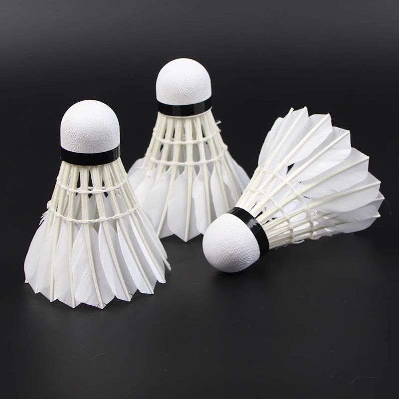 Badminton -resistant genuine 6 only 12 installations training goose feathers are not easy to smash flight stable indoor and outdoor balls