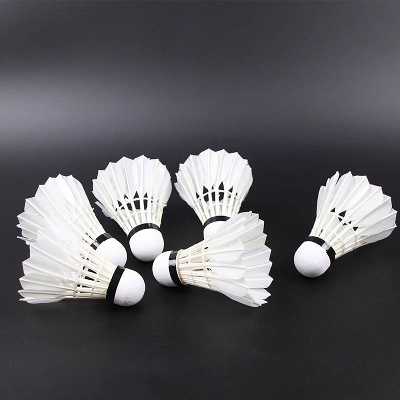 Badminton -resistant genuine 6 only 12 installations training goose feathers are not easy to smash flight stable indoor and outdoor balls