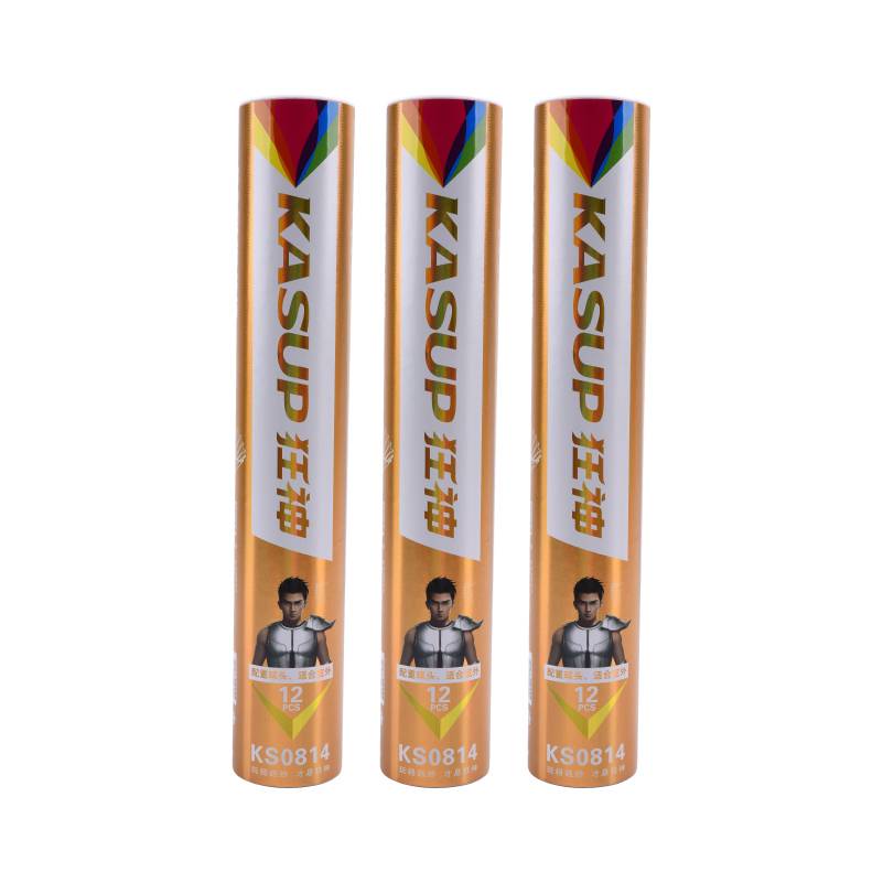 Crazy God Badminton KS0814 Fiber ball head 12 indoor and outdoor training competitions daily entertainment play