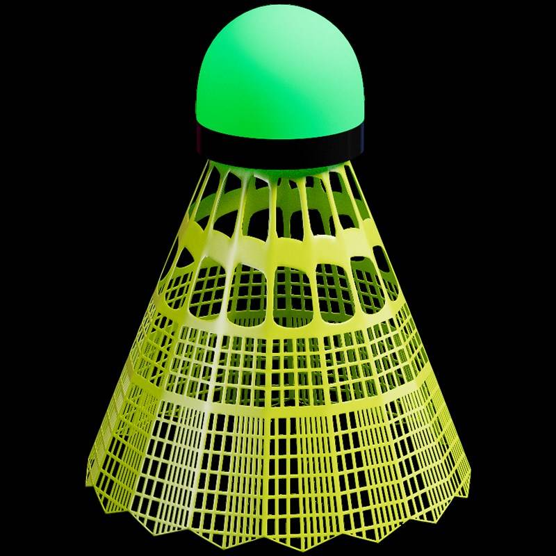 Night -ray badminton windproof nylon -resistant indoor and outward training with lights at night, fluorescence night light glowing badminton badminton badminton badminton badminton