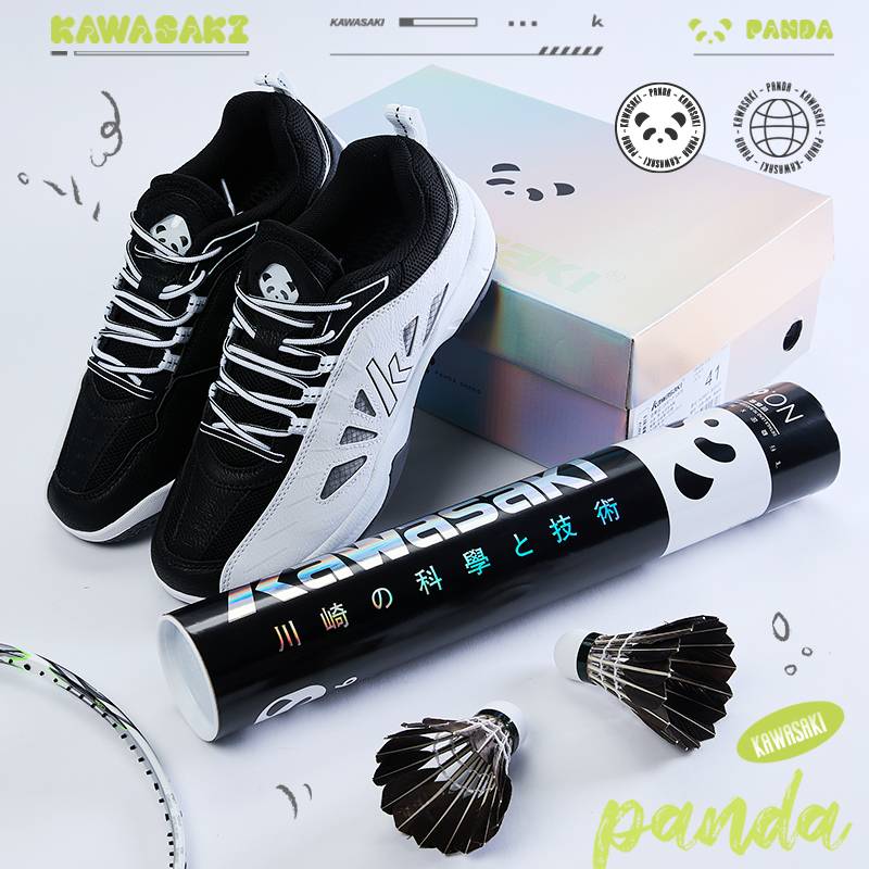 Genuine Kawasaki badminton is not easy to rotten professional indoor and outdoor competition training 12 black goose hair