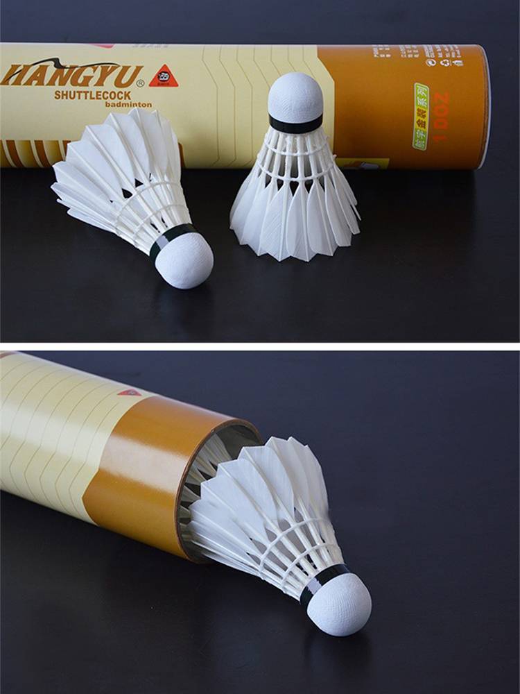 Hangya Badminton Golden Jolin No. 1 A -level professional game, stabilizer and stable training 12 cork duck hairs
