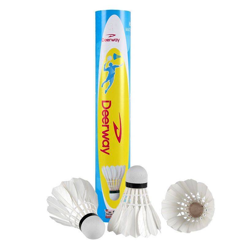 Badminton Kings Genuine 3/6/12 only play the goose feathers outdoor game set training ball