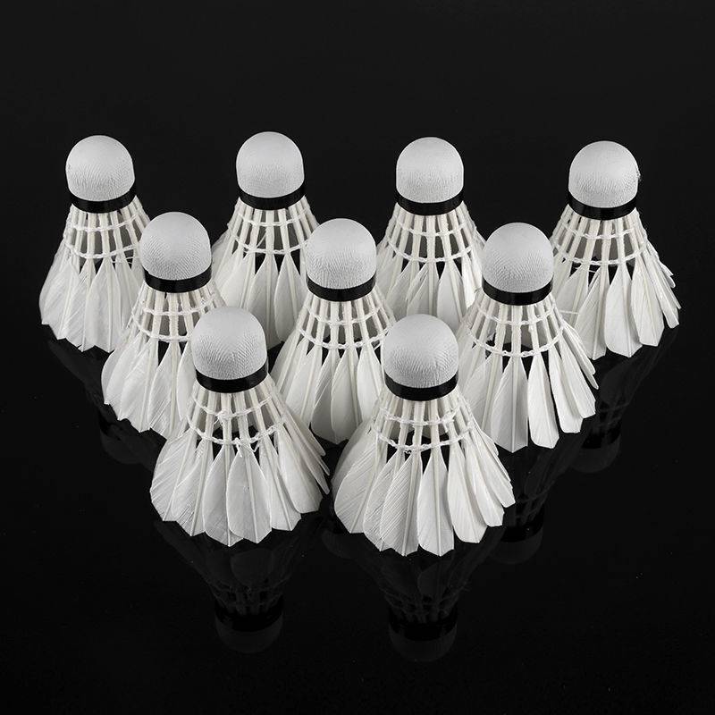 Badminton Kings Genuine 3/6/12 only play the goose feathers outdoor game set training ball