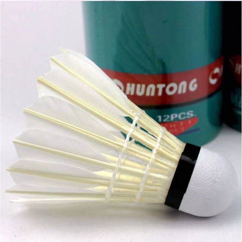 Badminton Shuntong No. 6 goose feathers, straight n6 feel training, play, hot, hot selling real shots