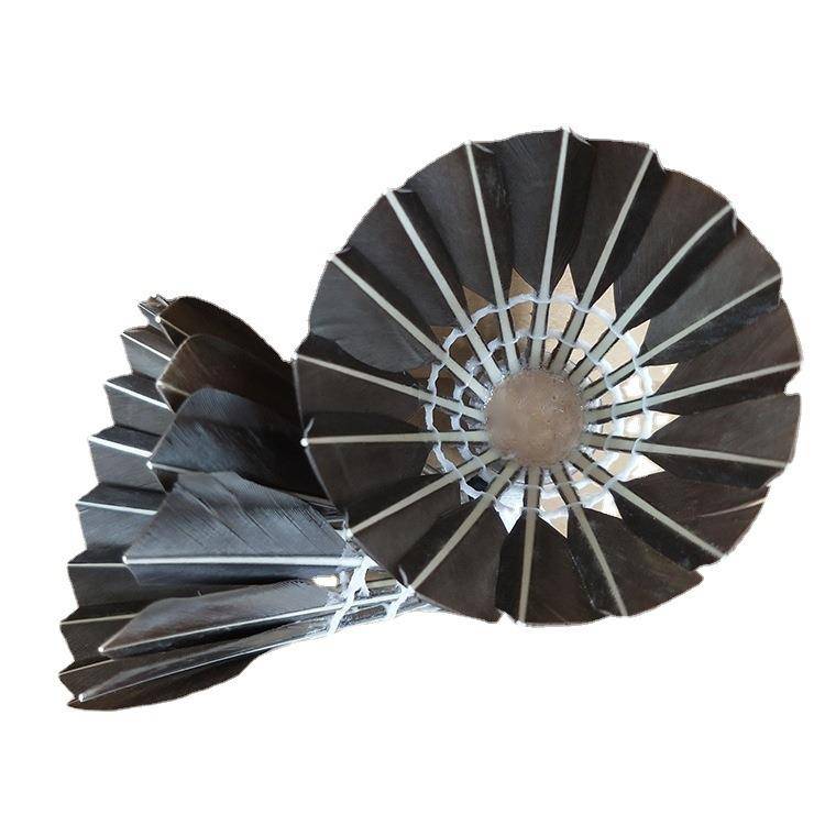 Double -punch head manufacturer Black goose feathers badminton unilateral play exercise 12 professional windproof competitions