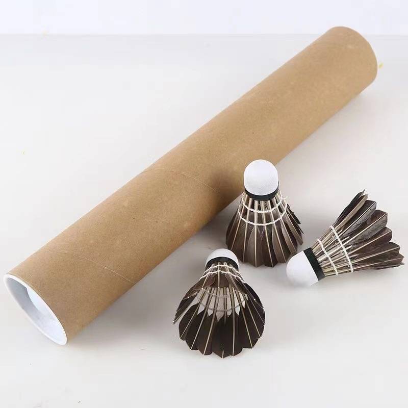 Badminton 12 pretend to play genuine products is not easy to break the goose feather indoor outdoor game windproof training 6