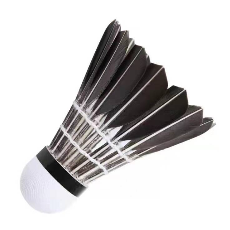 Badminton 12 pretend to play genuine products is not easy to break the goose feather indoor outdoor game windproof training 6