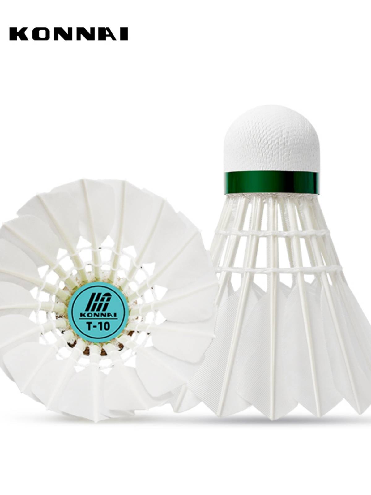 Konnai Kangbin T10 badminton original genuine genuine and hit goose hairball indoor outdoor training family entertainment