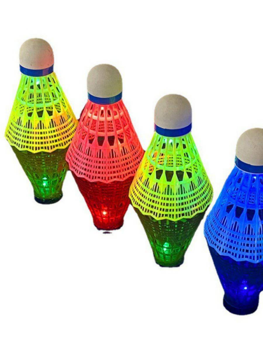 Outdoor Nights Badminton LED Lighting High Elastic Bubble Person Head Night Light Raice Fluorescence and Wind -resistant Windproof Nylon