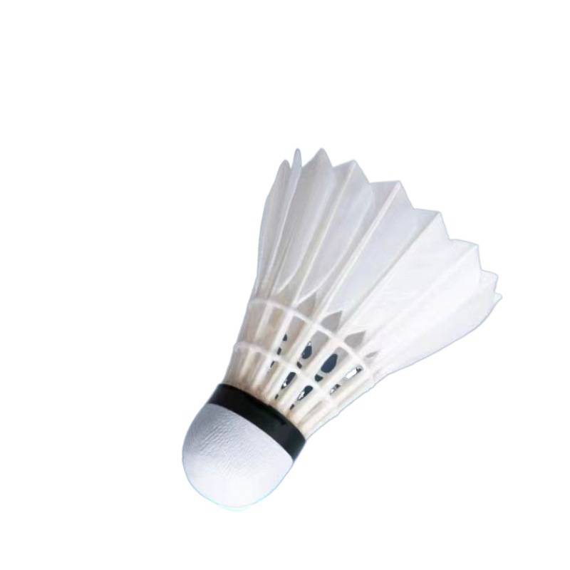Badminton super resistant windproof ball head High elastic goose hair ball dedicated ball clear warehouse black white badminton barrel