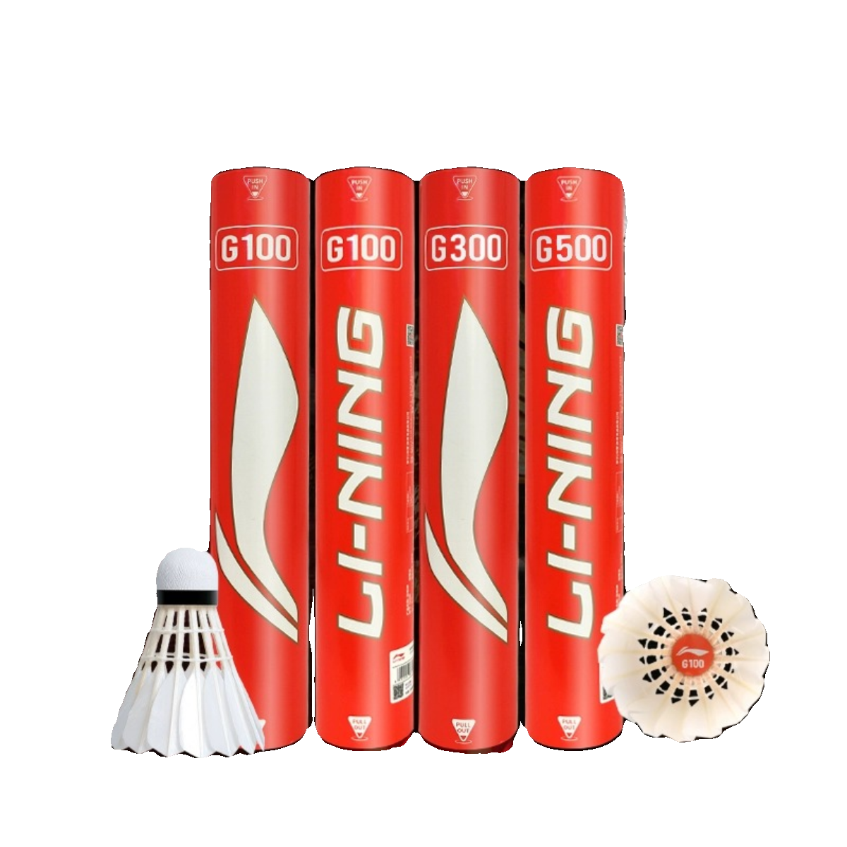 Li Ning Badminton Bai G100/300/500 Professional Competition Goose Fur Ball Genuine Playing Stable Overseas and Outside Training