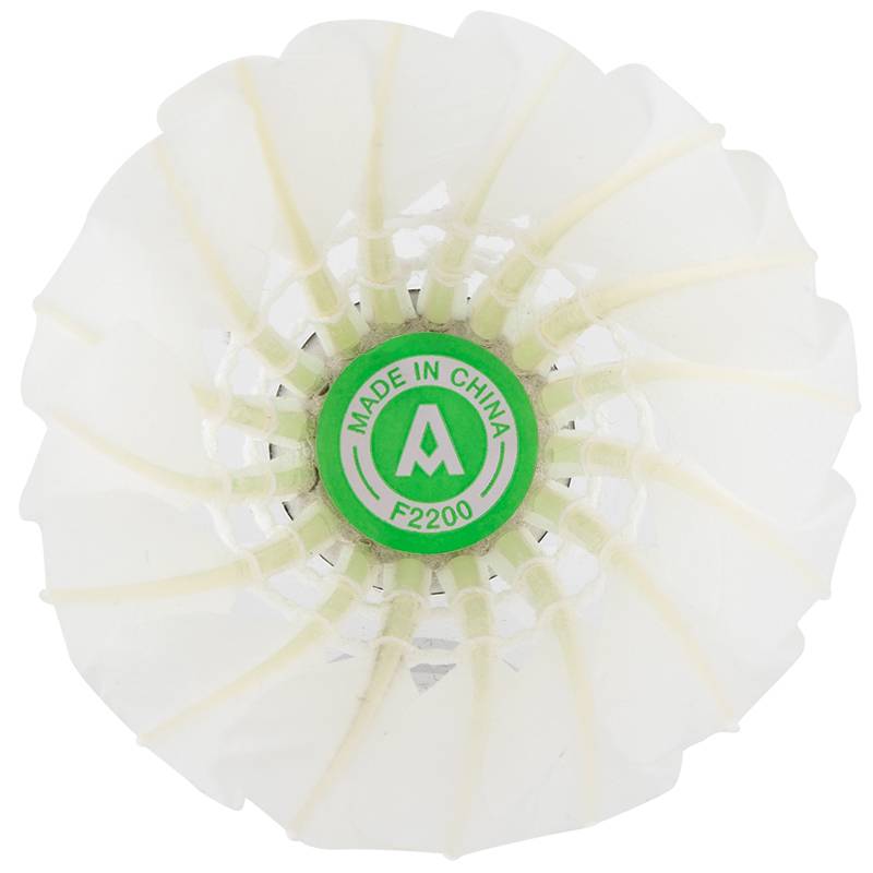Deli F2200 Badminton 12 Pack to fight against windproof training, authentic duck hair goose hair outdoor competition