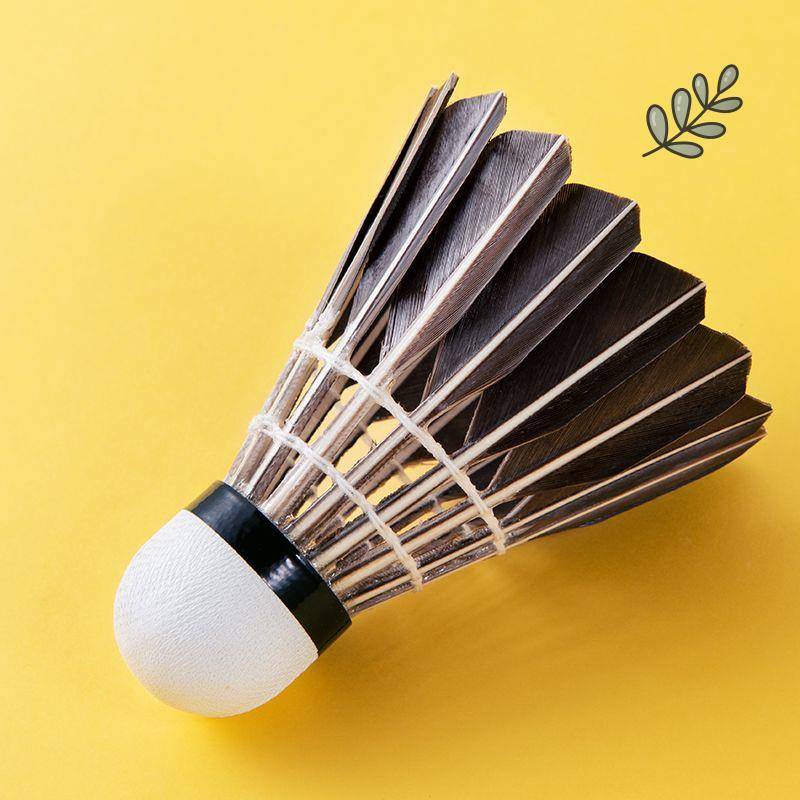 Badminton to play king goose puppets without bad competition Student entertainment training duck, goose duck feather white feathers
