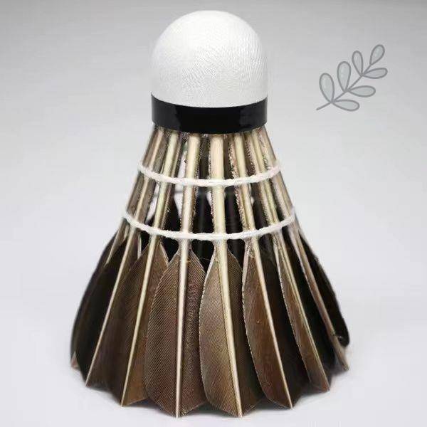 Badminton 12 pretend to play genuine products is not easy to break the goose feather indoor outdoor game windproof training 6