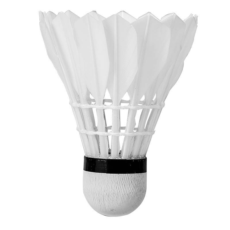 Badminton Genuine Official Flagship Store 12/6 Portable Goose Fool Training Professional Competition Wind and Durable Outdoor Black and White