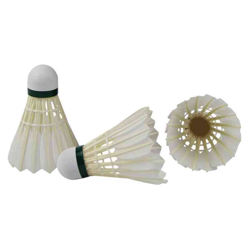 Badminton 12 duck hair balls stabilize and play goose hair ball badminton game ball badminton badminton