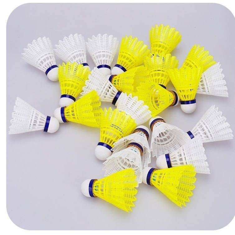 Chinese brand badminton playing goose feathers indoor and outdoor competition training plastic glue balls for multiple styles to choose from