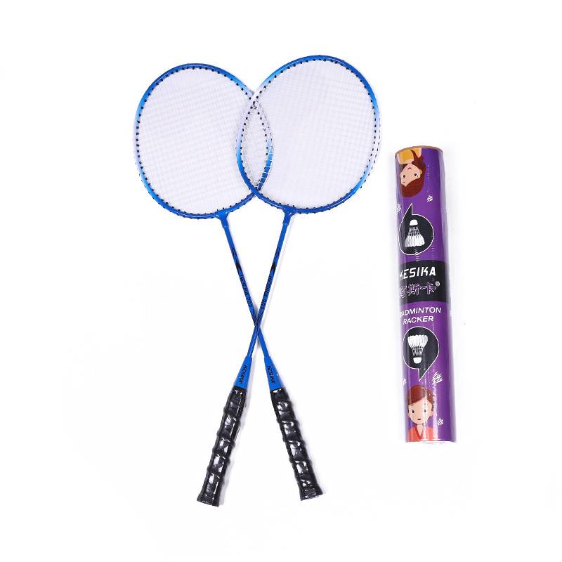 Wicker's new K202 with ball iron alloy direct shooting amateur primary badminton racket to get 12 balls